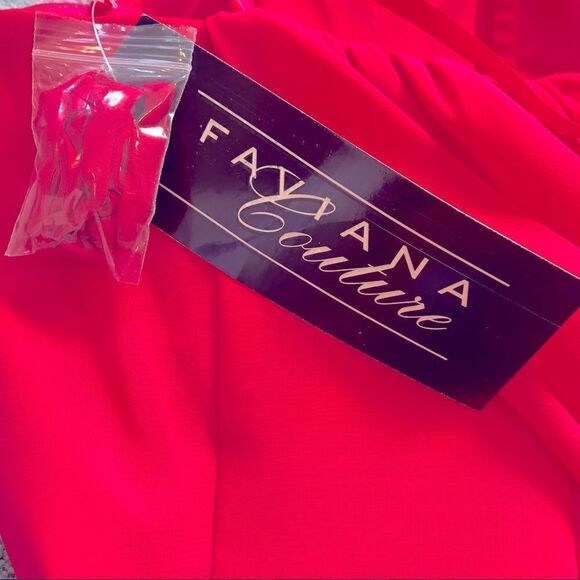 Faviana Couture Hot Pink Strapless Dress Women’s Size 8 NWT - Picture 8 of 11